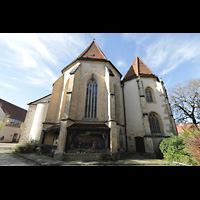 Rottenburg, St. Moriz, Chor von außen