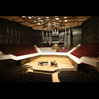 Leipzig, Neues Gewandhaus, Groer Saal mit Orgel, seitlich