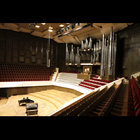 Leipzig, Neues Gewandhaus, Groer Saal mit Orgel, seitlich