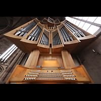 Nrnberg (Nuremberg), Frauenkirche am Hauptmarkt, Orgel mit Spieltisch