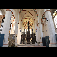 Braunschweig, St. Ulrici Brüdern, Innenraum in Richtung Lettner und Chor