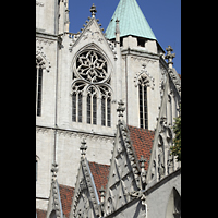 Braunschweig, St. Andreas, Glockenhaus und Dachgiebel