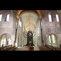 Braunschweig, Dom St. Blasii, Querhaus und Hauptschiff mit Blick zur Orgel VOR dem Bau der Chororgel