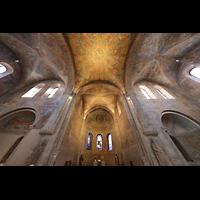 Braunschweig, Dom St. Blasii, Secco-Malereien in der Vierung VOR dem Bau der Chororgel