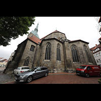 Hildesheim, St. Andreas, Chor von auen vom Andreasplatz aus (Sdseite)