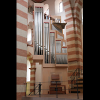 Hildesheim, St. Michaelis, Orgel, Ansicht vom Hauptschiff