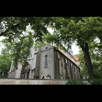 Braunschweig, Klosterkirche St. Mariae, Fassade und Seitenansicht von Sdwesten