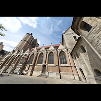 Braunschweig, Dom St. Blasii, Seitenansicht von Sden