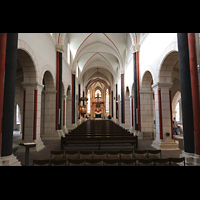 Goslar, Marktkirche St. Cosmas und Damian, Innenraum in Richtung Chor