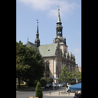 Wolfenbttel, Hauptkirche Beatae Mariae Virginis, Ansiocht von Nordosten vom Holzmarkt aus