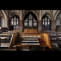 Berlin, Stephanuskirche, Orgel mit Spieltisch