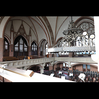 Berlin, Stephanuskirche, Blick von der rechten Seitenempore zur Orgel