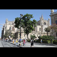 Sevilla, Catedral, Außenansicht  von Südwesten