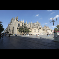 Sevilla, Catedral, Gesamtansicht von Südwesten