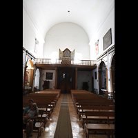 Tavira, Igreja de Santiago (So Tiago / St. Jakob), Innenraum in Richtung Orgel