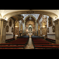 Faro, Igreja do Carmo, Innenraum in Richtung Chor