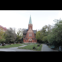Berlin, St. Ludwig, Ludwigskirchplatz mit Ludwigskirche