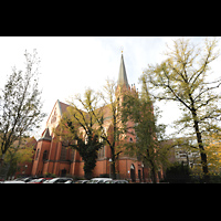 Berlin, St. Paulus Dominikanerkloster, Außenansicht, östliches Seitenschiff und Querhaus