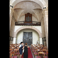 La Habana (Havanna), Auditorio San Francisco de Paula, Innenraum in Richtung Orgel