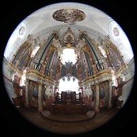Weingarten, Basilika  St. Martin, Gabler-Orgel Gesamtansicht