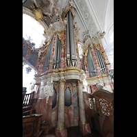 Weingarten, Basilika  St. Martin, Rechter Teil der Hauptorgel