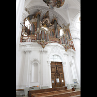 Weingarten, Basilika  St. Martin, Hauptorgel seitlich