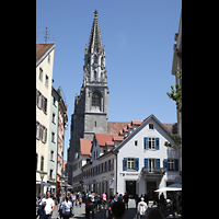Konstanz, Münster Unserer Lieben Frau, Turm, Ansicht von der Wessenbergstraße
