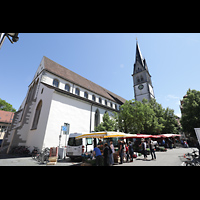 Konstanz, St. Stefan, Außenansicht vom Stephansplatz aus