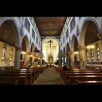 Konstanz, St. Stefan, Innenraum in Richtung Chor