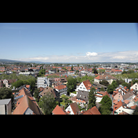 Konstanz, Münster Unserer Lieben Frau, Blick vom Münsterturm in Richtung Westen