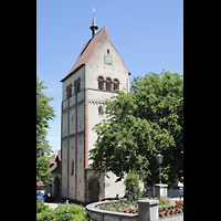Reichenau, Münster St. Maria und Markus Mittelzell, Turm von Süden