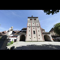Reichenau, Münster St. Maria und Markus Mittelzell, Westfasade mit Turm