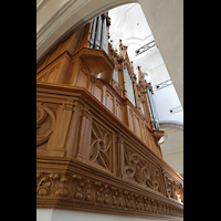 Schaffhausen, St. Johann, Orgelempore seitlich