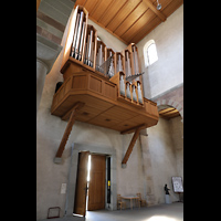 Schaffhausen, Münster (ehem. Kloster zu Allerheiligen), Orgelempore seitlich