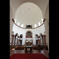 Berlin, St. Marien (Maria unter dem Kreuz), Innenraum in Richtung Orgel