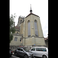 Fribourg (Freiburg), Cathédrale Saint-Nicolas, Chor von außen