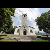 Vevey, Saint-Martin, Turm und Hauptportal