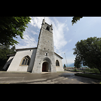 Vevey, Saint-Martin, Turm und Hauptportal