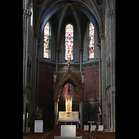 Vevey, Notre-Dame, Chorraum mit Hochaltar