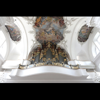 Schwyz, St. Martin, Orgelempore perspektivisch