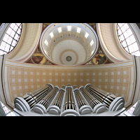 Potsdam, St. Nikolai, Ogelprospekt mit Blick in die Kuppel