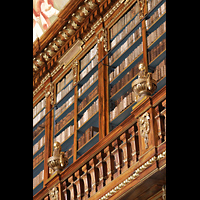 Praha (Prag), Strahov Klášter Bazilika Nanebevzetí Panny Marie (Klosterkirche), Bibliothek Strahov, theologische Abteilung, obere Etage rechts