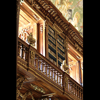 Praha (Prag), Strahov Klášter Bazilika Nanebevzetí Panny Marie (Klosterkirche), Bibliothek Strahov, theologische Abteilung, obere Etage links
