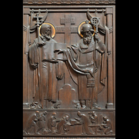 Praha (Prag), Katedrla sv. Vta (St. Veits-Dom), Dekoration und Schnitzereien an den nrdlichen Portaltren