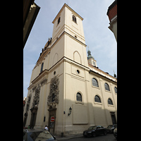 Praha (Prag), Bazilika sv. Jakuba (St. Jakob), Turm mit Fassade seitlich