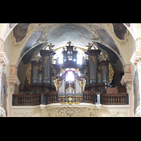 Praha (Prag), Strahov Klášter Bazilika Nanebevzetí Panny Marie (Klosterkirche), Hauptorgel
