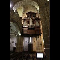 Évora, Catedral da Sé, Orgel neben der Westempore