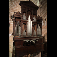 Évora, Catedral da Sé, Orgel von der Westempore aus gesehen