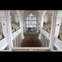 Freiberg, St. Petri (-Nikolai), Blick von der Orgelempore in die Kirche