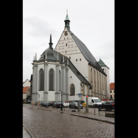 Freiberg, Dom St. Marien, Dom mit Chorraum von Nordosten (Untermarkt) aus